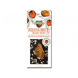 Tavoletta di Cioccolato Extra Fondente 70% con Cachi e...